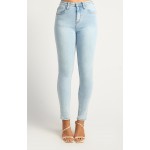 STYLE STATE High Waist Stretch Denim Skinny Jeans | Pale Blue Denim Wash