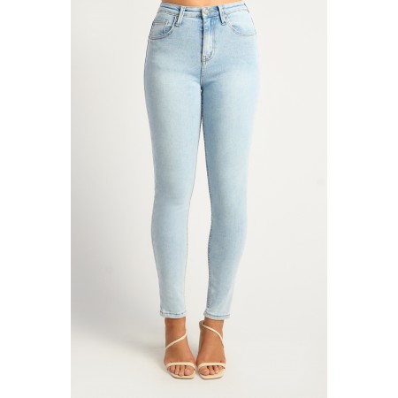 STYLE STATE High Waist Stretch Denim Skinny Jeans | Pale Blue Denim Wash