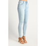 STYLE STATE High Waist Stretch Denim Skinny Jeans | Pale Blue Denim Wash
