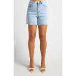 STYLE STATE High Waist Stretch Denim Shorts | Pale Blue Denim Wash