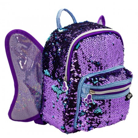 Glitter Critters CatchMe! Butterfly Backpack | Sparkle Purple Sequin