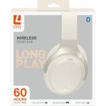 Liquid Ears Wireless Over-Ear Long Play Headphones Set | Natural