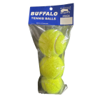 Buffalo Sports Tennis Balls Pack of 3 | Yellow