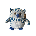 Teddy & Friends Brand Soft Blue Spotted Plush Toy | Ottis Farm Owl 25cm