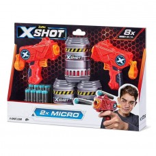 ZURU X-Shot Micro x 2 Dart Blaster Set | Age 8+ Years