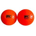 Buffalo Sports Dimple Hockey Ball Pack of 2 | Fluro Orange