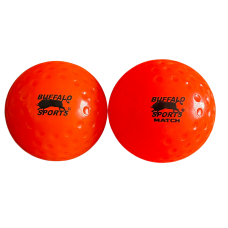 Buffalo Sports Dimple Hockey Ball Pack of 2 | Fluro Orange
