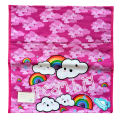 Spencil Chair Bag School Organiser 45 x 48cm - Rainbow Cloud