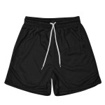 LW Reid McKay Mesh Shorts with Side Splits - Black