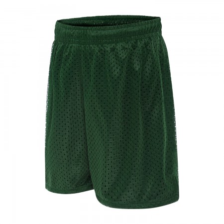 LW Reid McKay Mesh Shorts with Side Splits - Bottle Green