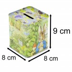 Beatrix Potter Beautiful Peter Rabbit Money Box Bank Tin