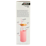 Avanti Glass Smoothie Tumbler - 500ml - Pink - Personalisation Available