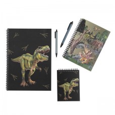 Spencil Notebook & Writing Stationery 5 Piece Gift Set - Dinosaur