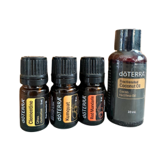 doTERRA Gift Pack Essential Oil Collection | 3 x 5ml  Bottles & Coconut Oil