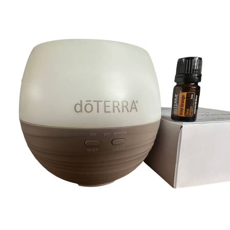 doTERRA Petal 2.0 Aroma Diffuser | Bonus 5ml Wild Orange Oil
