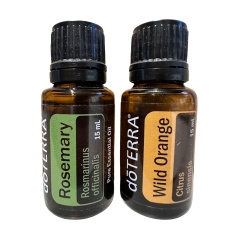 doTERRA Gift Pack Essential Oil Duo | Rosemary & Wild Orange 15ml