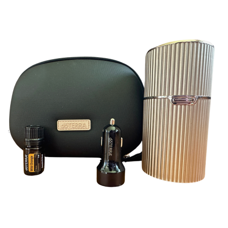 doTERRA Branded Essential Oil Portable Diffuser| Quartz Pilot & Oil Bundle