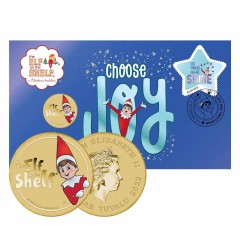 2022 Elf on the Shelf Postal Numismatic Cover Coin & Stamp Folder Set 6500 Limited