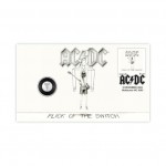 AC/DC Flick Of The Switch Postal Numismatic Cover Coin & Stamp Folder Set 7500 Limited