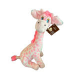 Teddy & Friends Brand Soft Pink Gerry Giraffe Plush Toy 33cm