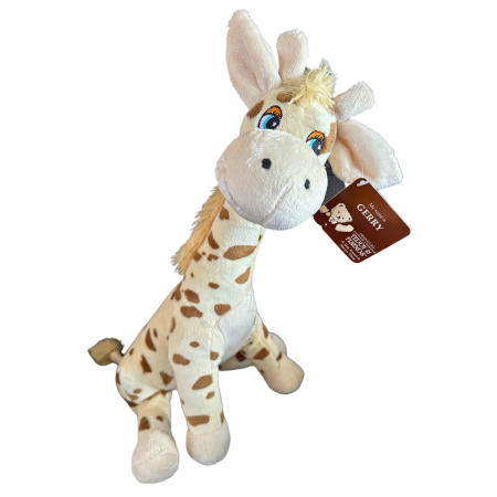 Teddy & Friends Brand Soft Brown Gerry Giraffe Plush Toy 33cm