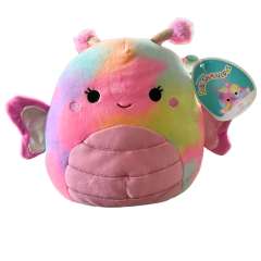 Kellytoy Genuine Squishmallow Iris the Tie Dye Butterfly 8" Plush Toy