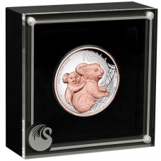 2023 $8 Koala High Relief Gilded 5oz Silver Proof Coin - 132/750