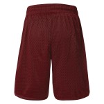 LW Reid McKay Mesh Shorts with Side Splits - Maroon