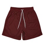 LW Reid McKay Mesh Shorts with Side Splits - Maroon