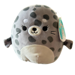 Kellytoy Genuine Squishmallow Odile the Spotted Grey Seal 8" Plush Toy