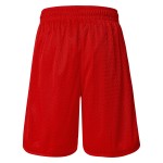 LW Reid McKay Mesh Shorts with Side Splits - Red