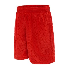 LW Reid McKay Mesh Shorts with Side Splits - Red