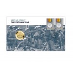 2023 PNC Lest We Forget The Vietnam War ANZAC Day Cover Perth Mint $1