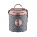 Typhoon Henrik Sugar Canister 1L | Grey Copper Accent